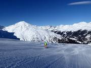 Piste bij de Weißspitzbahn