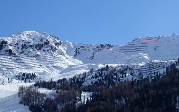 Passeiertal: Grootte van de skigebieden – Grootte Pfelders (Moos in Passeier)