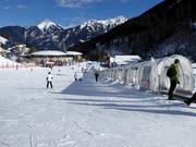 Enorm oefenterrein in het Skizentrum Angertal