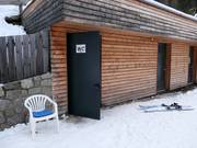 Verzorgde toiletten bij de Gampenlift