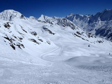 Skigebieden voor gevorderden en off-piste skiërs Magic Pass – Gevorderden, off-piste skiërs Lauchernalp – Lötschental
