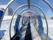 Overdekte transportband in Hanazono