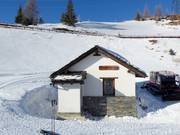 Openbare toilettenvoorziening in het skigebied