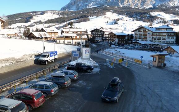 Alta Badia: bereikbaarheid van en parkeermogelijkheden bij de skigebieden – Bereikbaarheid, parkeren Alta Badia