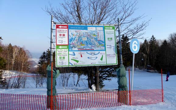 Prince Snow Resorts: oriëntatie in skigebieden – Oriëntatie Furano