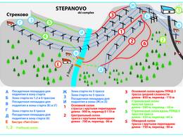 Pistekaart Stepanovo