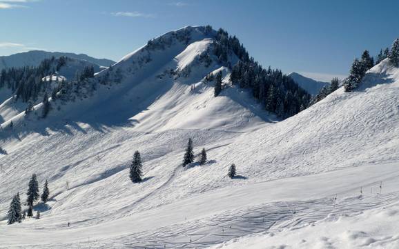 Skigebieden voor gevorderden en off-piste skiërs Feldkirch – Gevorderden, off-piste skiërs Laterns – Gapfohl