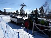 Milieuvriendelijk vervoer in het vakantiepark Idre Fjäll