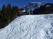 Een klein uitstapje in de diepe sneeuw is mogelijk