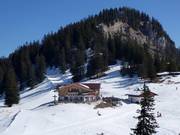Kreuzalm midden in het skigebied