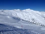 Uitzicht over het skigebied Wildkogel