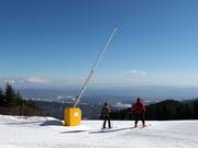 Uitgebreide besneeuwing in Borovets