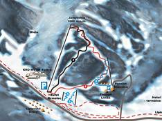 Pistekaart Javorovica – Liptovský Ján