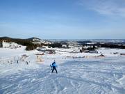 Makkelijke piste bij de Schwärzenliften