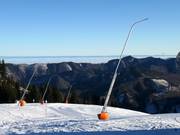 Sneeuwkanonnen op de Kasberg