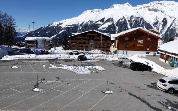 Goms: bereikbaarheid van en parkeermogelijkheden bij de skigebieden – Bereikbaarheid, parkeren Bellwald