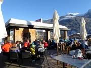 Berghut Bramberg bij het dalstation van de Smaragdbahn