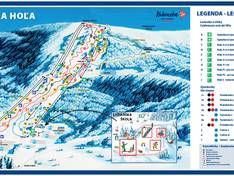 Pistekaart Kubínska hoľa