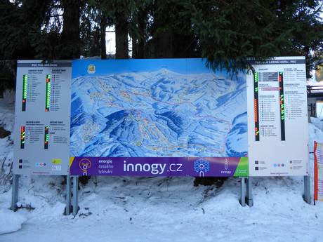West-Sudeten: oriëntatie in skigebieden – Oriëntatie Pec pod Sněžkou
