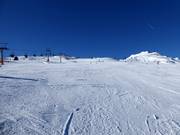 Brede afdaling bij de Schnee-Express