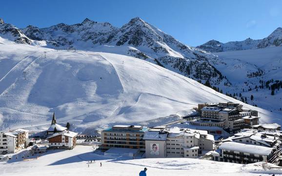 Beste skigebied in het Sellraintal – Beoordeling Kühtai