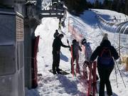 Toegewijd personeel in het beginnersgebied