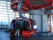 De gondels worden voortdurend schoongeveegd.