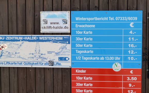 Alb-Donau-district: oriëntatie in skigebieden – Oriëntatie Halde – Westerheim