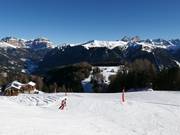 Uitzicht vanaf Pra Martin op Ciampedie