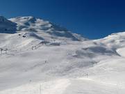 Brede afdalingen bij Col Méa