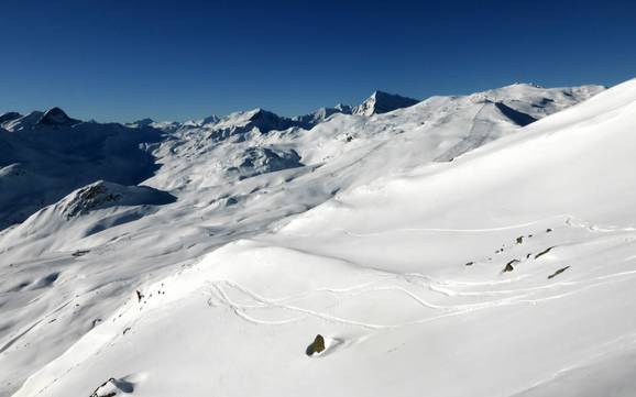 Surses (Oberhalbstein): Grootte van de skigebieden – Grootte Savognin