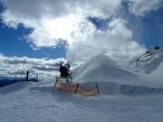 Depotbesneeuwing op de Grubigstein