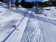 Speed-piste Chalte Bodo onder de Moosalp-Express