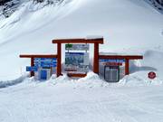 Gedetailleerde informatie bij het bergstation