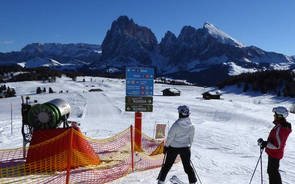 Seiser Alm: oriëntatie in skigebieden – Oriëntatie Seiser Alm (Alpe di Siusi)