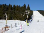 Pomezní boudy - Sleeplift met T-beugel/Ankerlift