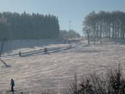 Uitzicht op de skipiste Salzwinkel