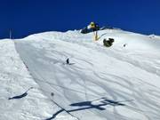 Ook de steile pistes worden ’s ochtends in perfecte staat aan de wintersporters overgedragen!