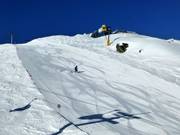 Ook de steile pistes worden 's morgen in een perfecte conditie overgedragen aan de wintersporters!
