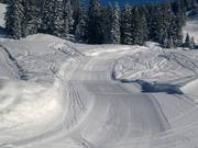 Lichte golfbaan op het oefenterrein