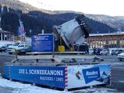 Eerste sneeuwkanon in Nauders - 1985