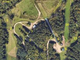 Pistekaart Blackhawk Ski Club – Middleton