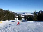Afdaling Märchenwiese - de langste piste in het skigebied