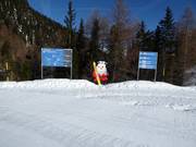 Pistebewegwijzering bij de Speikboden