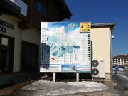 Informatiebord bij het dalstation