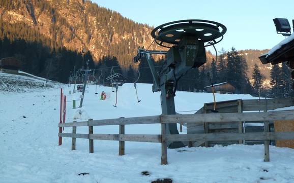 Hoogste dalstation in het Alpbachtal – skigebied Böglerlift – Alpbach