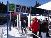 Informatie bij het instappen met de Fast Pass-route