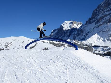 Snowparken westelijke Alpen – Snowpark First – Grindelwald