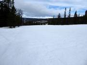 Geprepareerde piste in het skigebied Vemdalsskalet