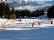 Beginnersgebied bij de sleeplift Almboden